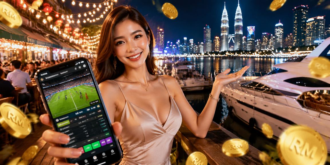 Antara muka aplikasi taruhan bola sepak emart24 yang digunakan di Kuala Lumpur